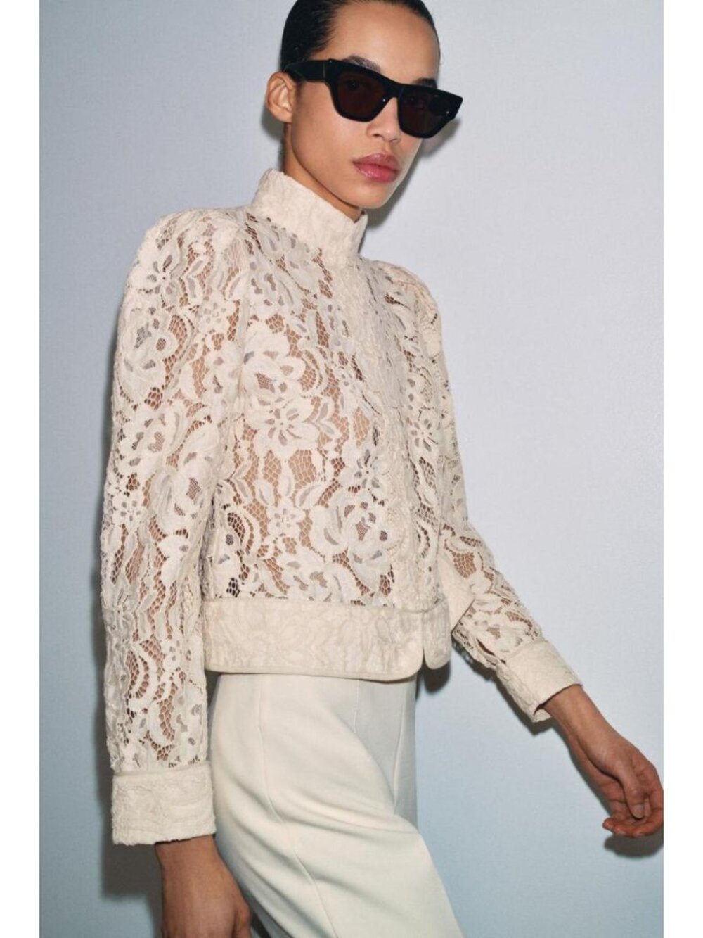 ZARA ZW COLLECTION LACE BLAZER